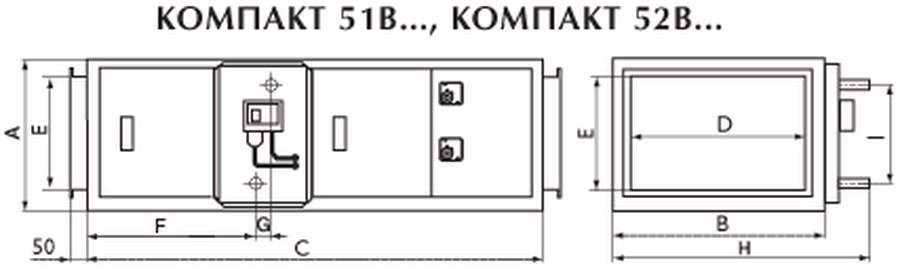 Приточные установки Компакт 510В4 EC1