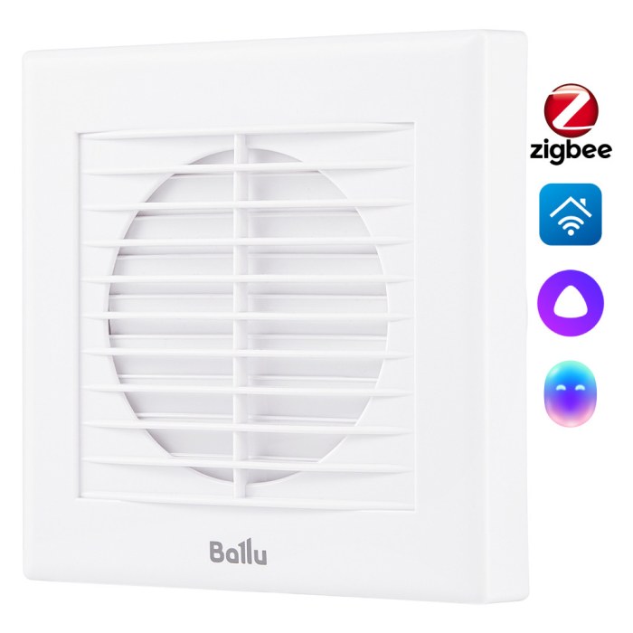 Вентилятор вытяжной Ballu BAF-EX 100 G с грав. жалюзи