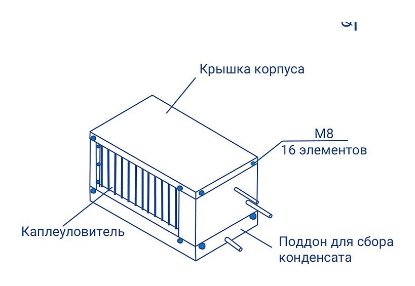 Охладитель фреоновый CF 600x350 12,4 кВт ERA PRO