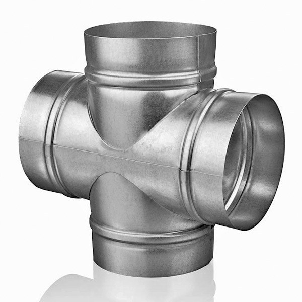 Крестовина Ø450 мм оцинкованная Ванвент для круглых воздуховодов