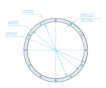 Аэродинамические характеристики, габаритно-присоединительные размеры — Вентилятор крышный SVOV 21-12-11,2